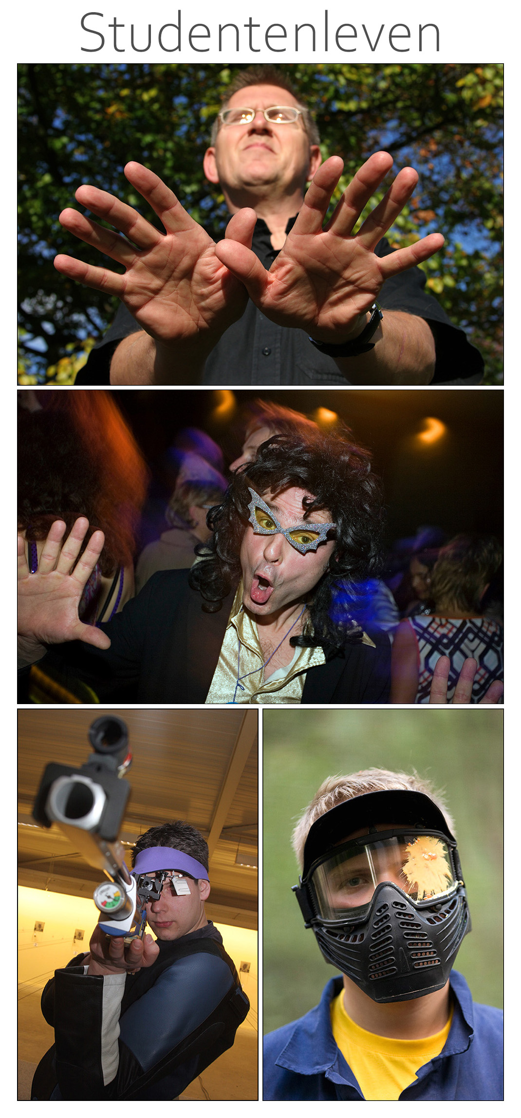 fotoreportage over studenten op een Hogeschool